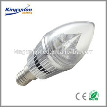 Made in china e14 led candle bulbs 3w cold/warm white